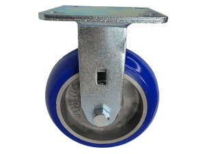 5" x 2" Rigid Caster, (KN) KINETIC® Wheel, Precision Ball Bearing, 28KN50JL6317 - Toe Guard - Yellow